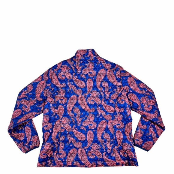 Lands End Women's Quilted Paisley Print Jacket Primaloft Insulated Sz L (14-16) - Picture 9 of 16